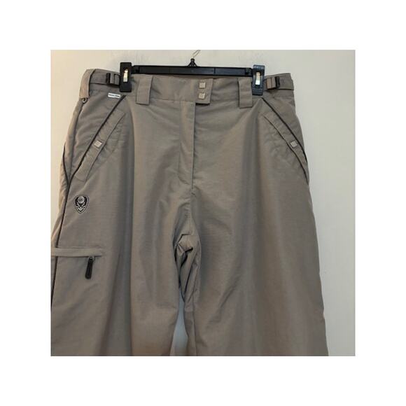 Columbia Snow Pants Women's Large Gray Base TRX Convert Waterproof - Picture 10 of 10